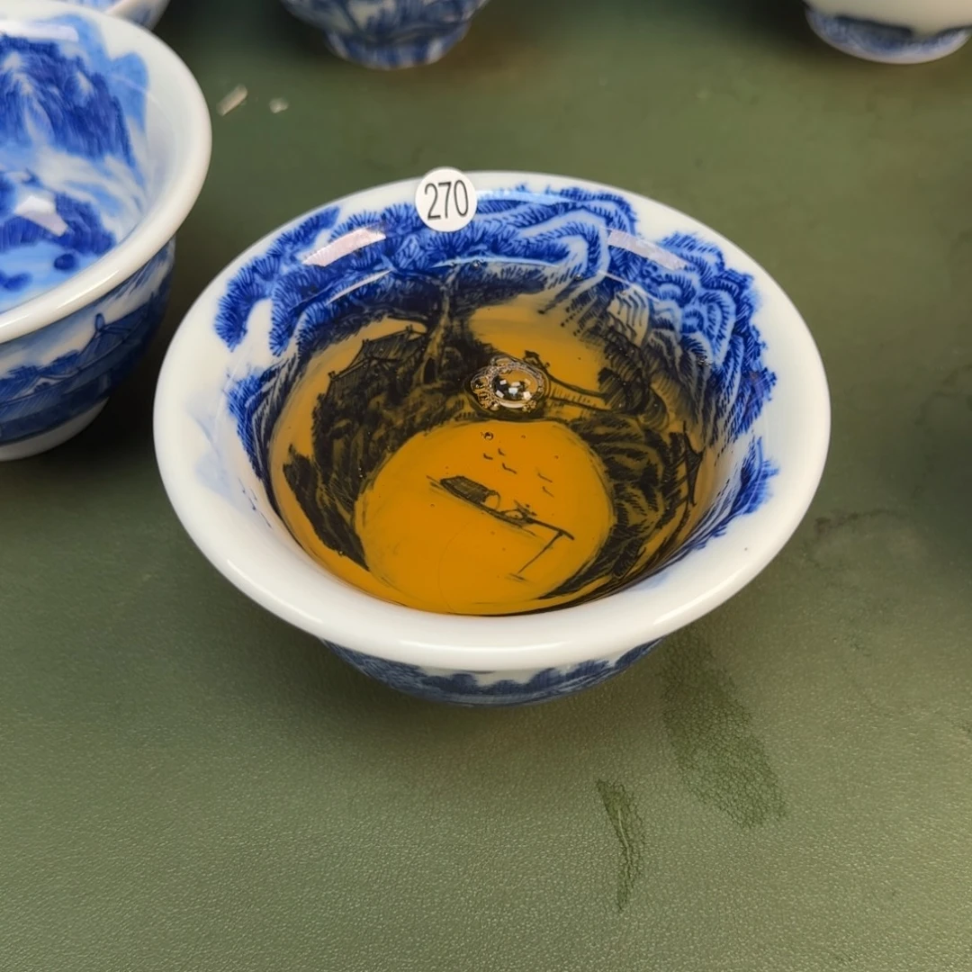 景德镇纯手绘茶具圆圆270