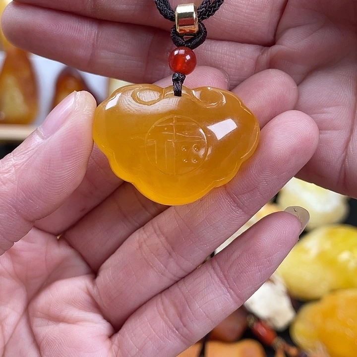 蜜蜡项链未镶嵌9.8克