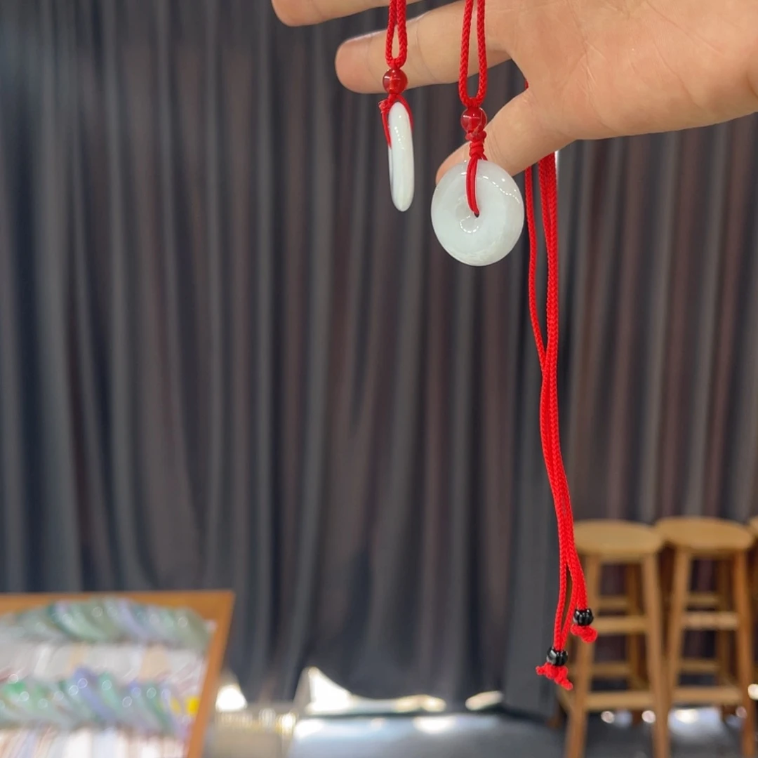 翡翠颈饰未镶嵌纯天然缅甸翡翠A货买断多样性发一