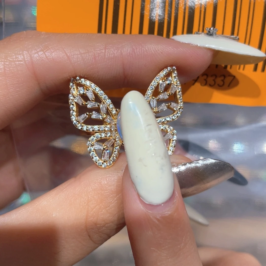 欧泊银S925镶嵌欧泊戒指狂*