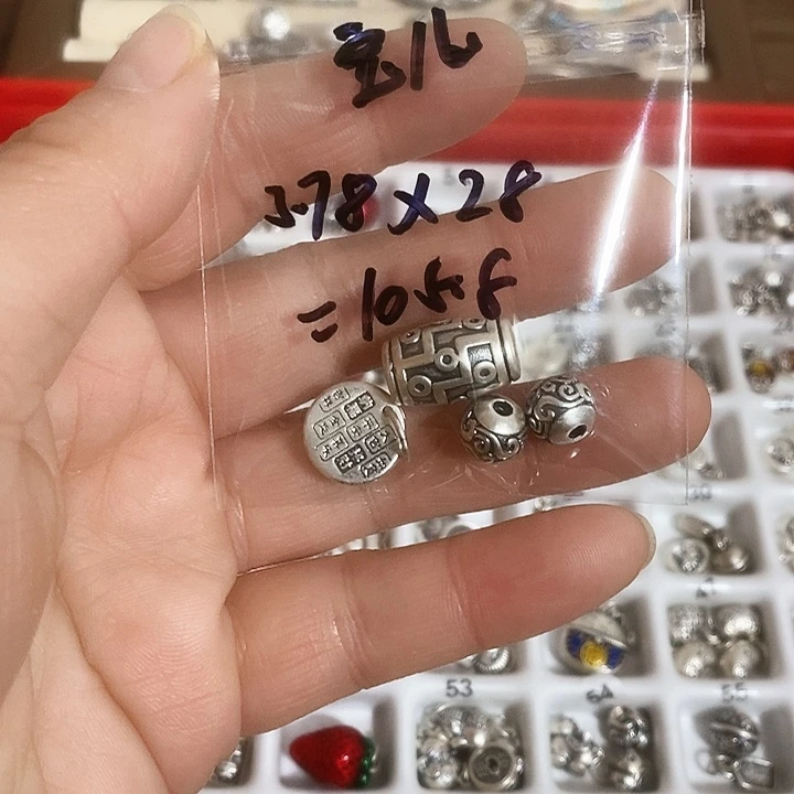 吊坠足银足银999配件一套