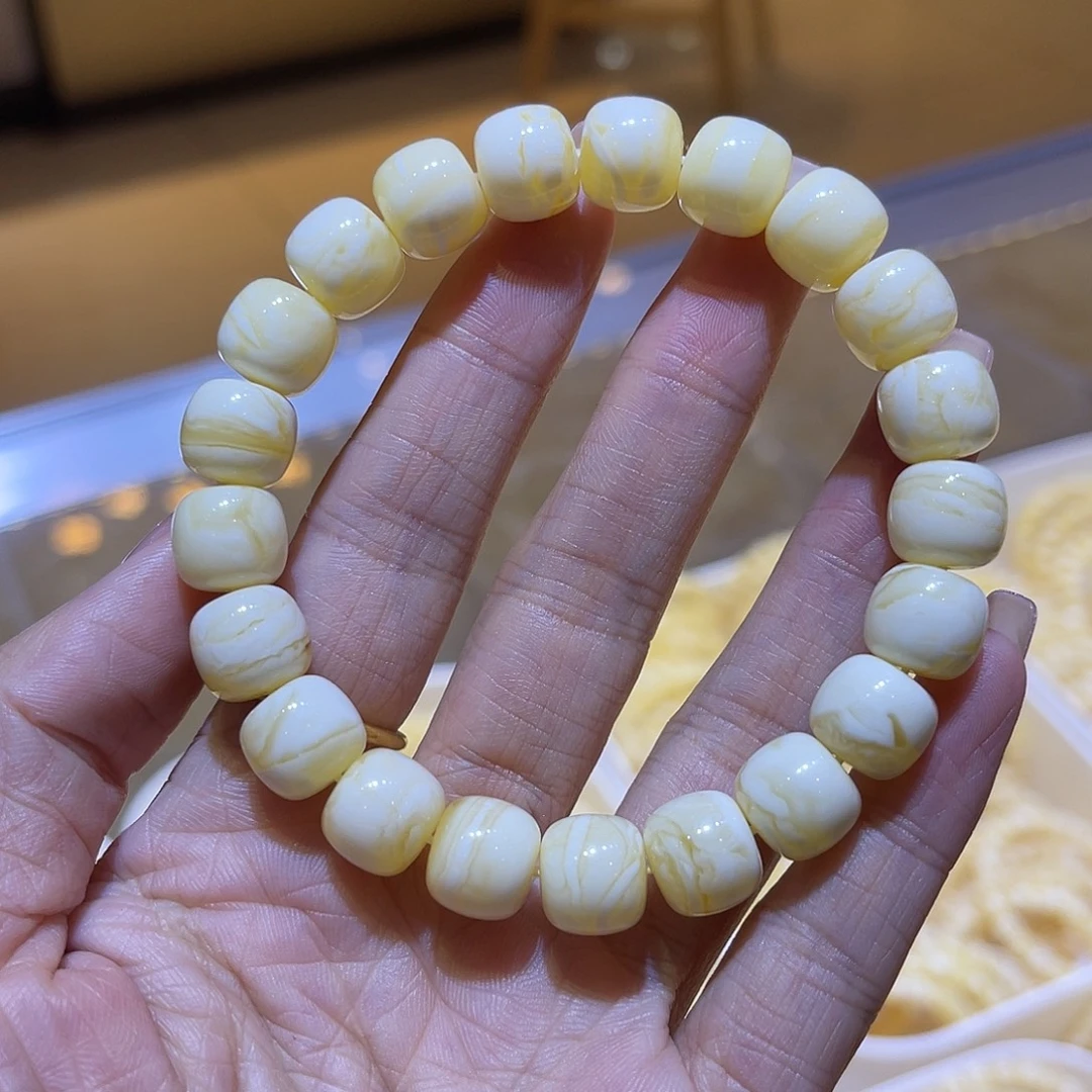 琥珀未镶嵌手链蜜蜡手串11