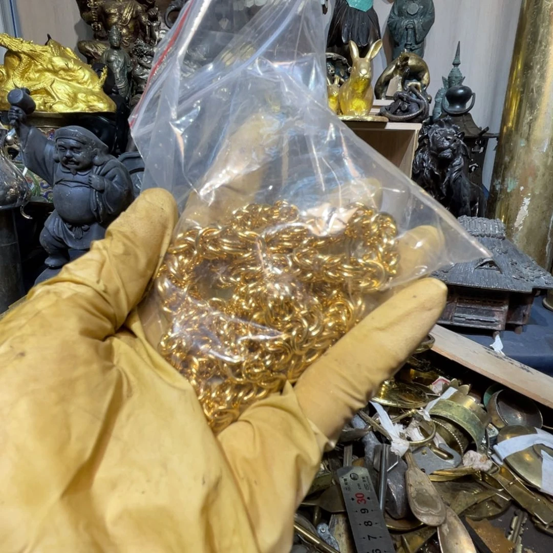 茶盏大阪回流铜器摆件20