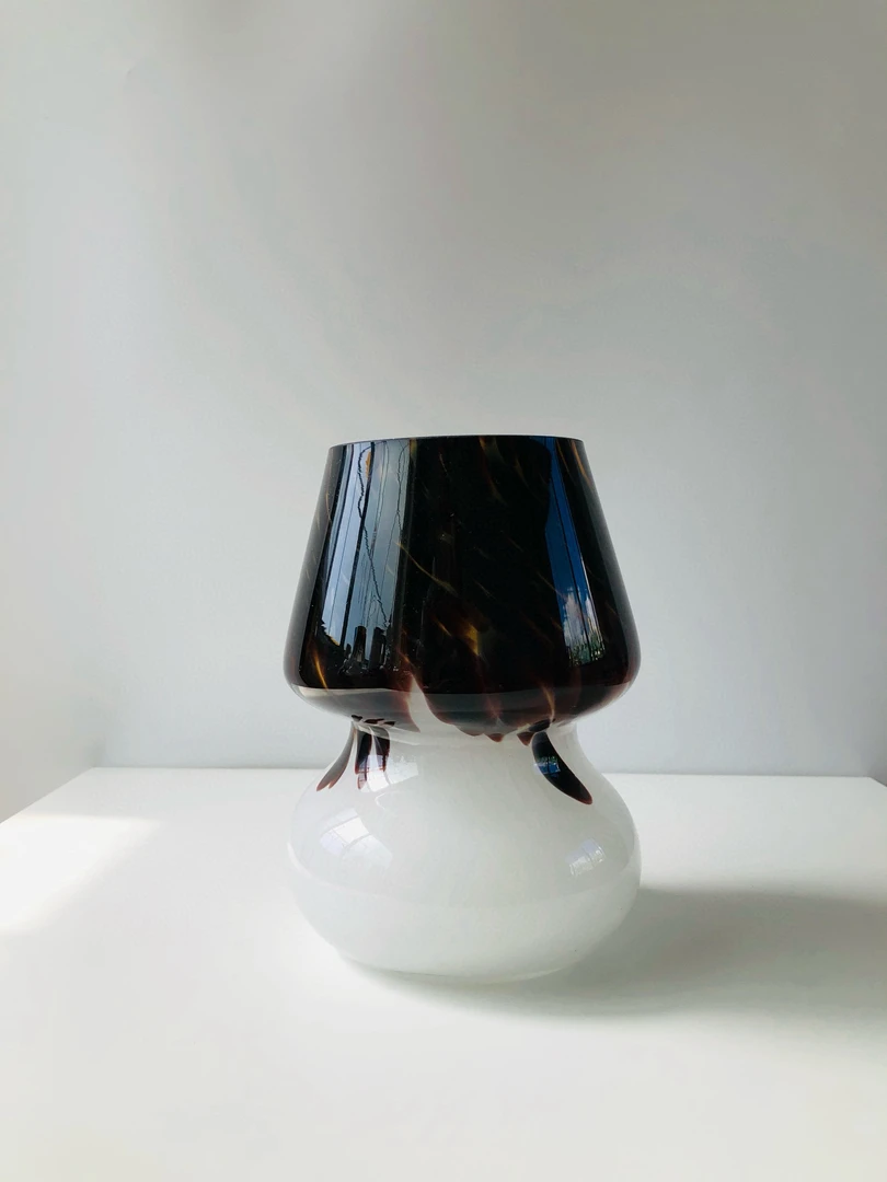 中古高级感复古装饰花瓶新款客厅餐桌玄关专用摆件琉璃花器ins风