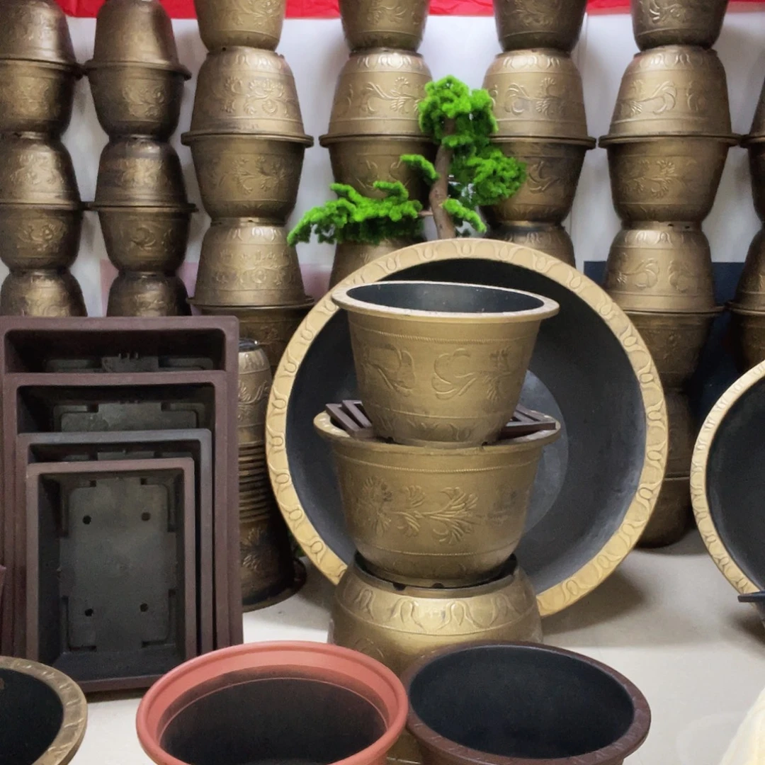 2个60口径花盆，打孔
