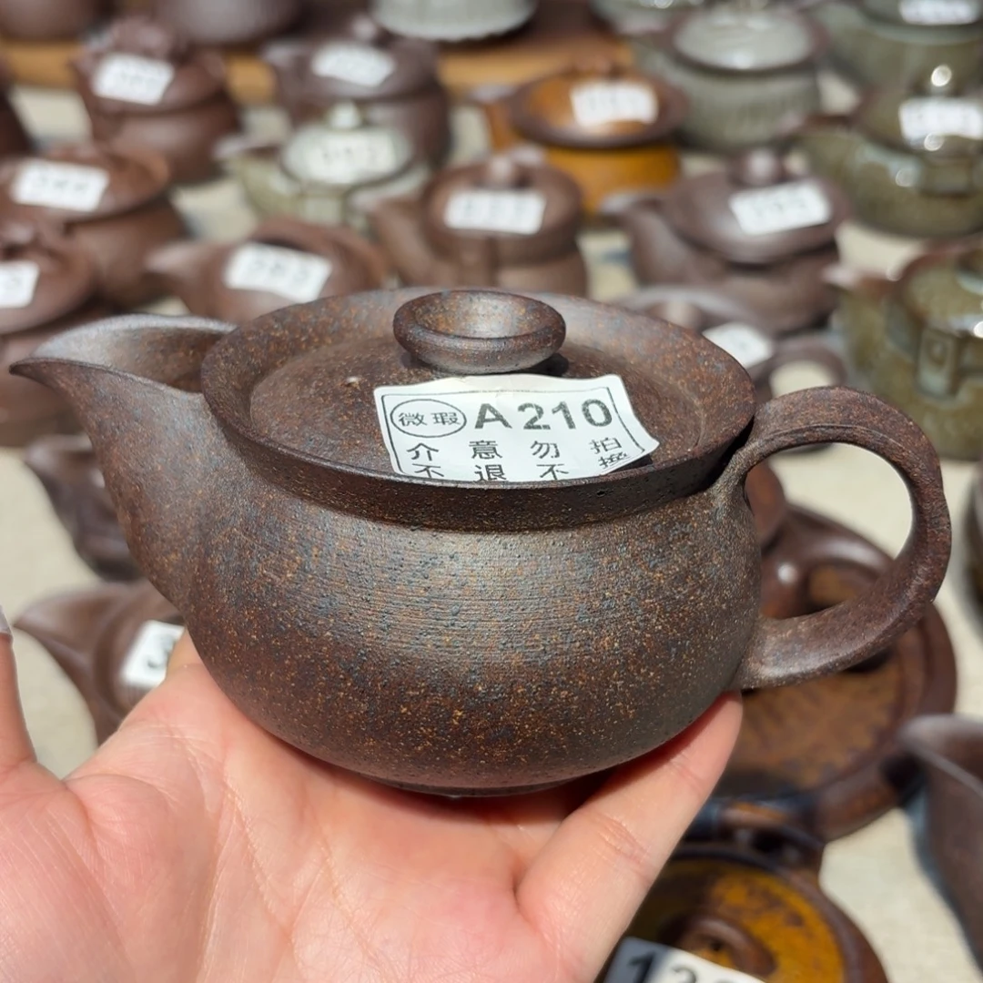 茶具粗瓷茶具素胎无釉盖碗