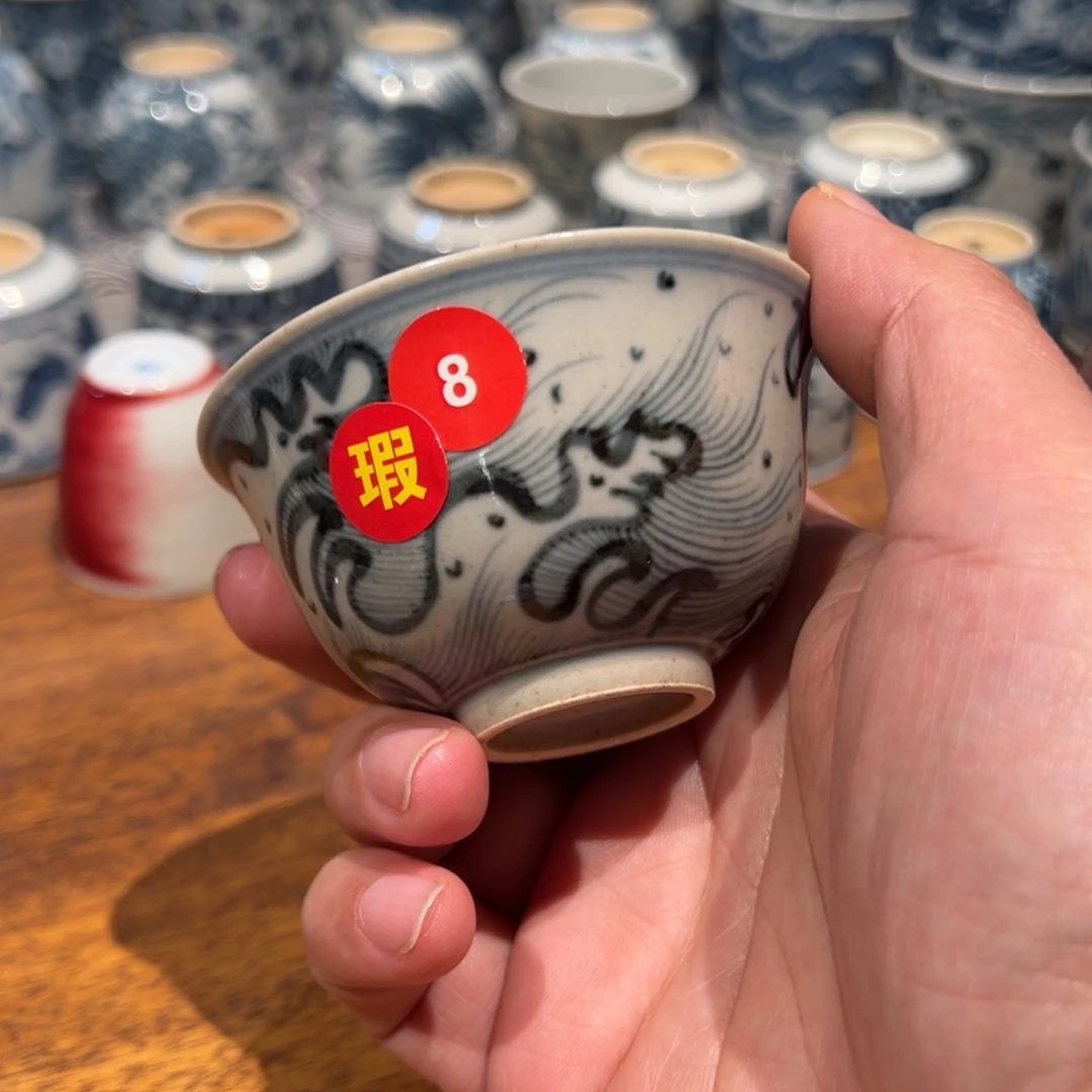 瓷顽古手工手绘作品