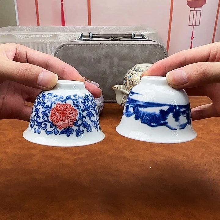颜瓷闪购链接商品压手杯两只装