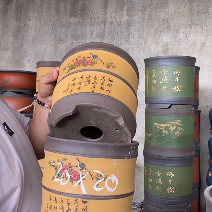 紫砂花盆盆栽花卉苗木种植