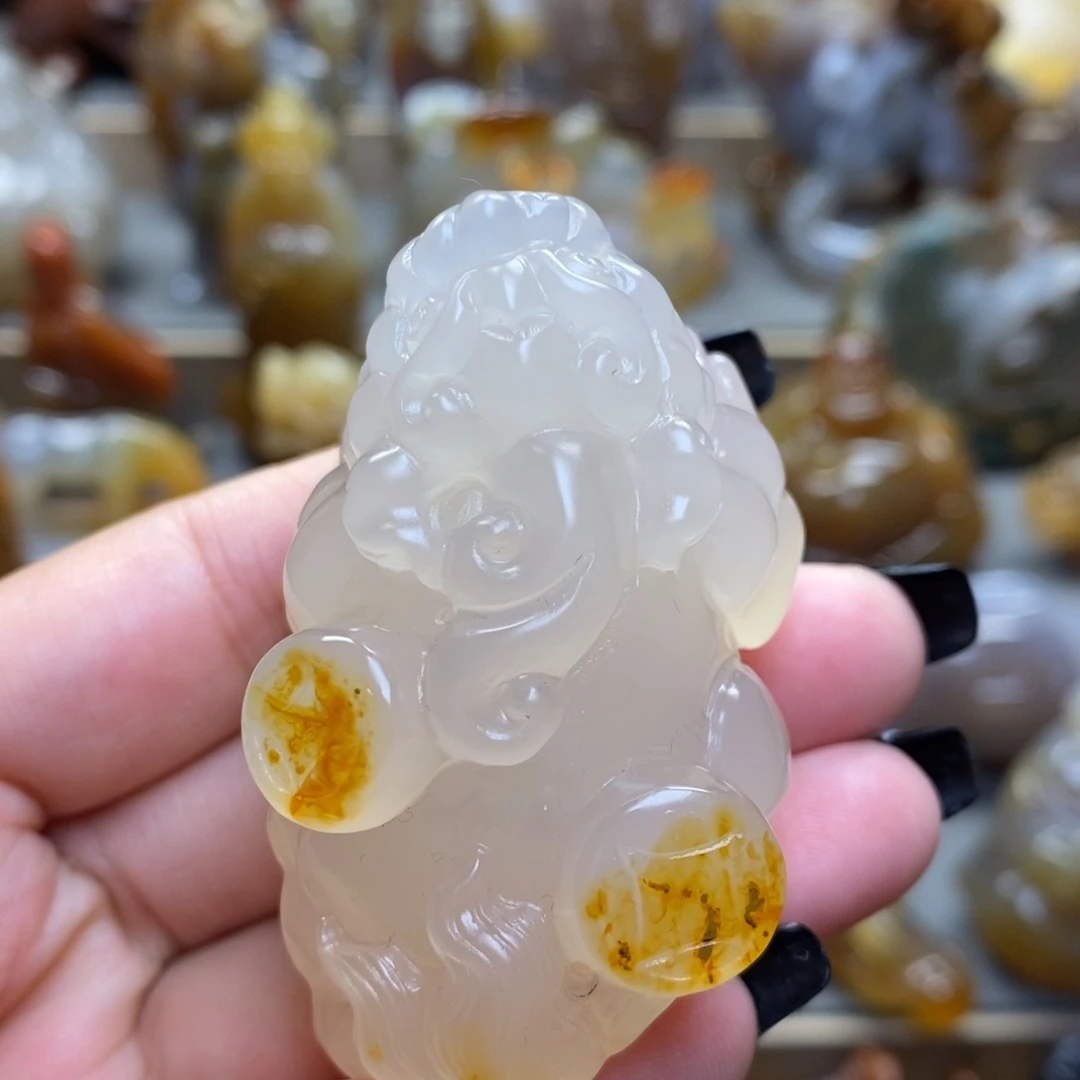 玛瑙/玉髓未镶嵌把件
