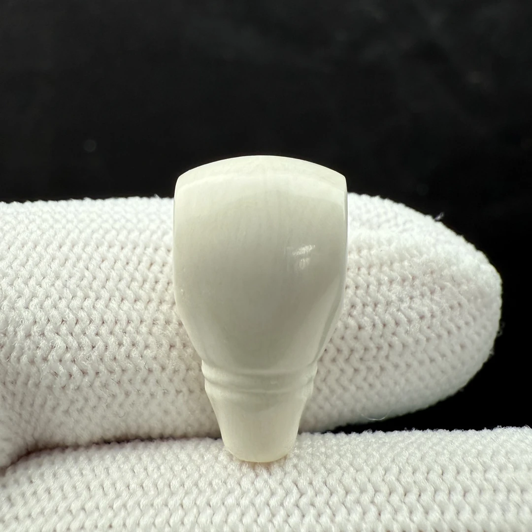 K1835瑕疵福利天然猛犸牙三通 10*18.4mm一物一图 假一罚十