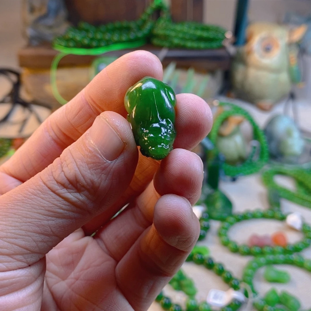 和田玉颈饰未镶嵌小*