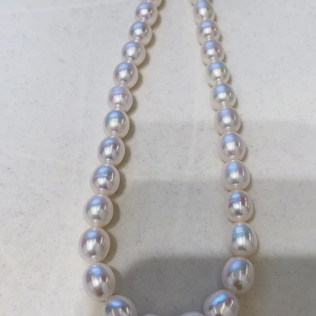 淡水珍珠银S925镶嵌颈饰w*y