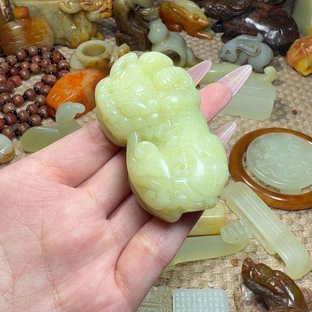 白玉菩提吊坠挂件