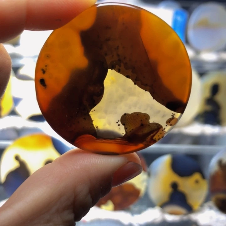 合金玛瑙/玉髓珠宝奇石40