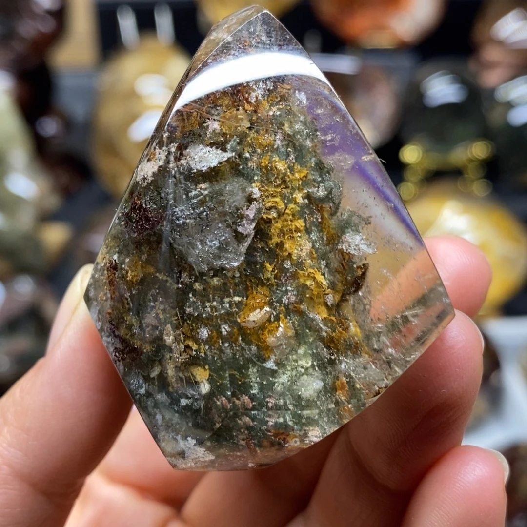 水晶未镶嵌大型摆件（非配饰）原石手把