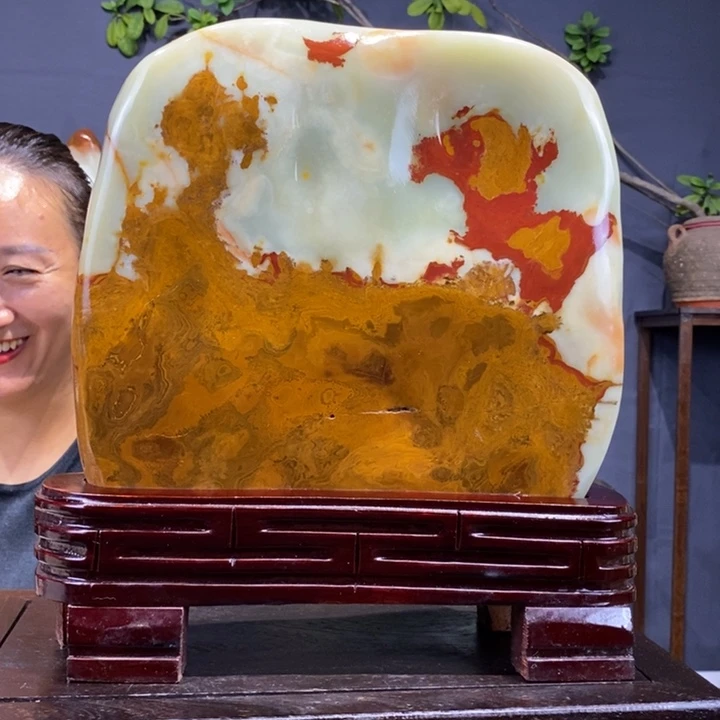 *****石材精品古青石摆件