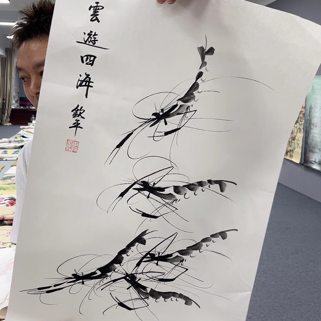 国画国画老师手绘作品