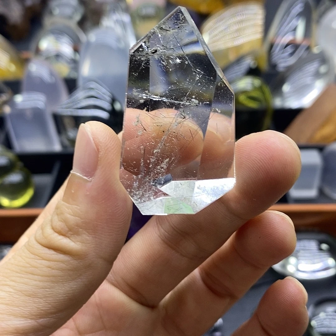 水晶未镶嵌珠宝半成品