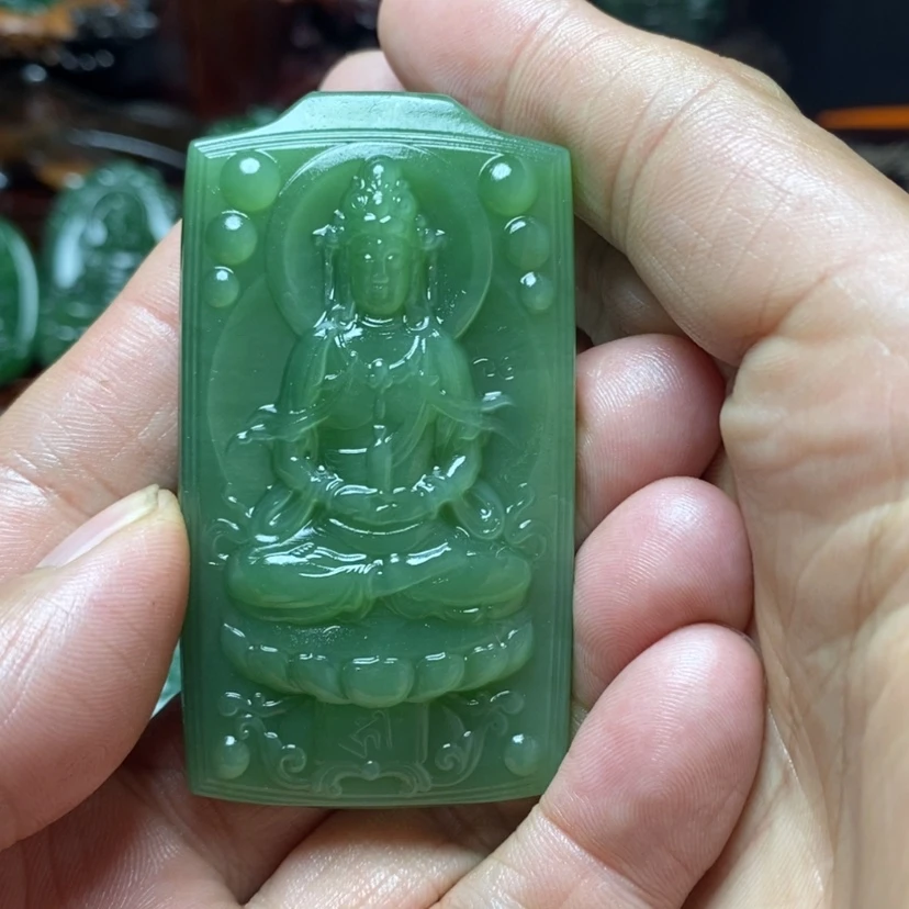 【闪购商品】和田玉（碧玉）挂件未镶嵌