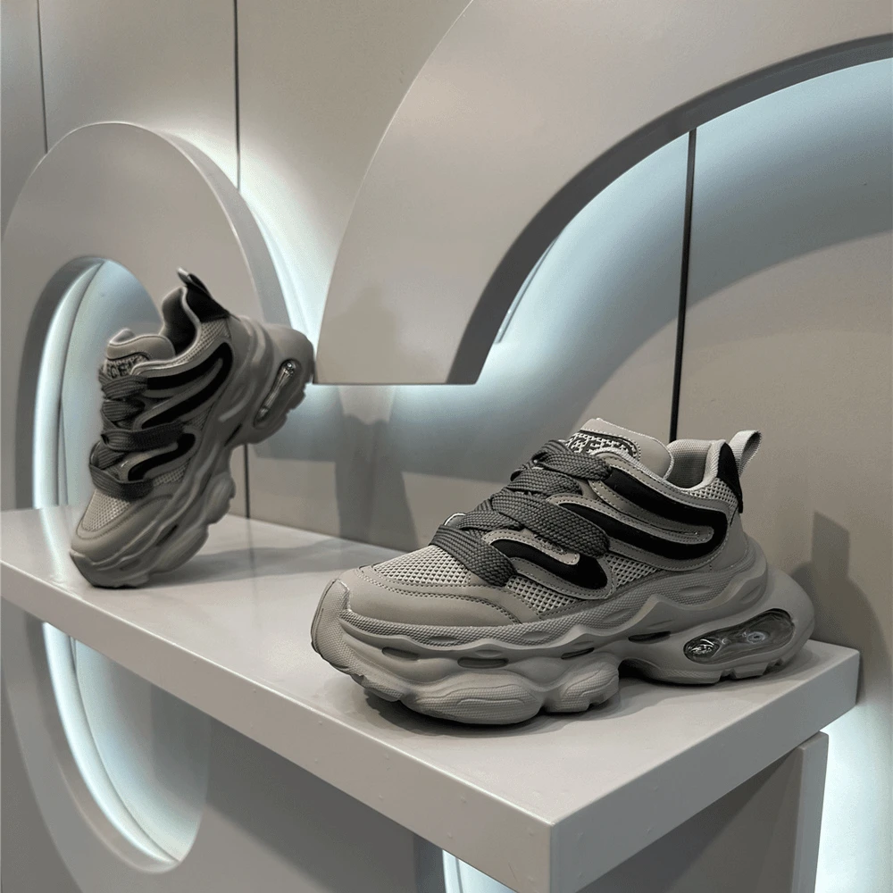 Louis Fordea/路易弗狄老爹鞋男款秋季透气休闲鞋男士百搭旅游鞋