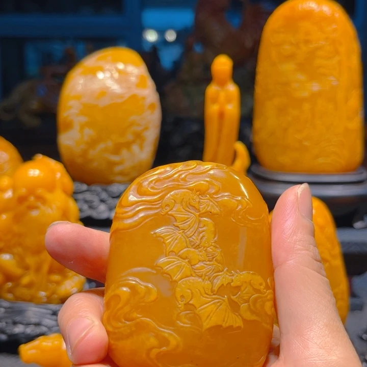 用***4寿山石寿山石雕刻艺术品