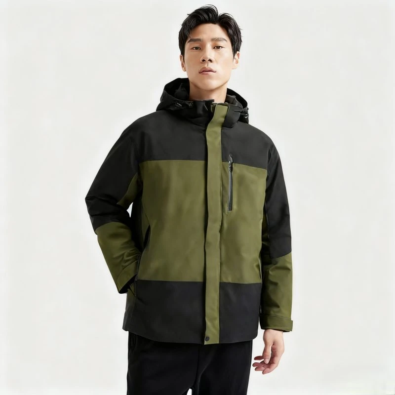 男装【可拆卸内胆】抗寒防风蓄热轻暖户外冲锋羽绒服YR9630DM