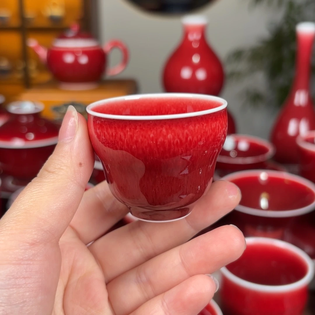 杯子景德镇高温原矿釉