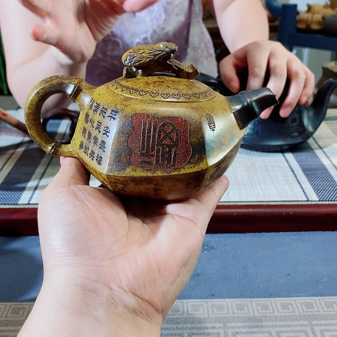 茶壶紫砂宜兴紫砂壶和我一样