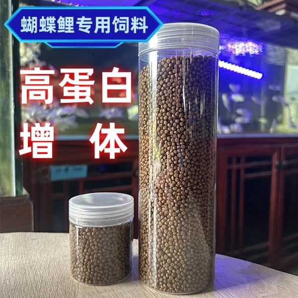 蝴蝶鲤专用饲料高蛋白不混水鱼粮观赏鱼上浮饲料