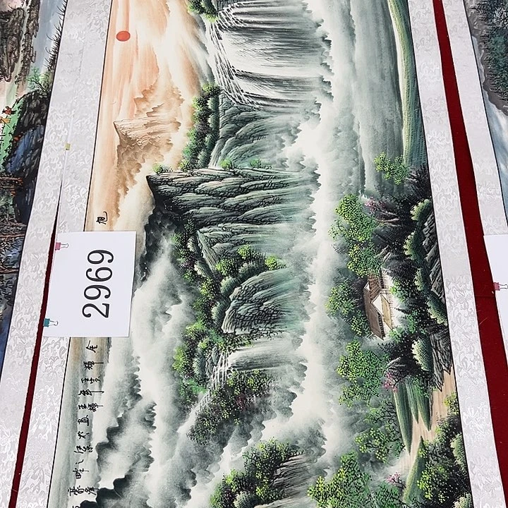 国画新年快乐纯手工纯手绘