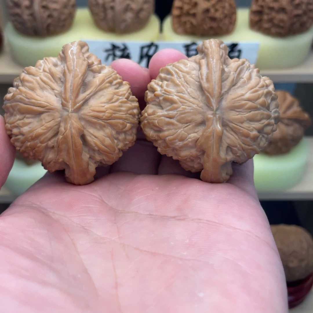 吊坠文玩核桃球白45全品