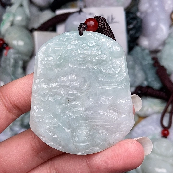 颈饰未镶嵌翡翠翡翠