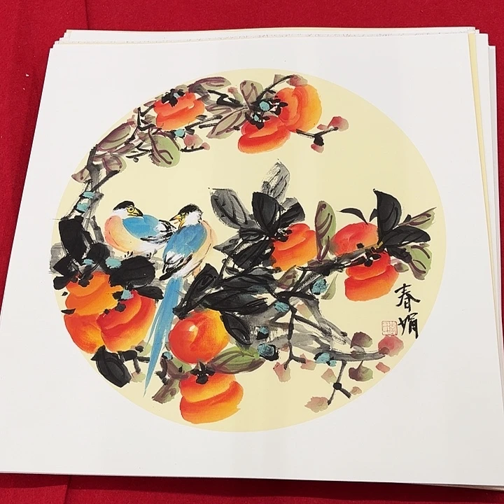 国画花鸟等图案和50.50
