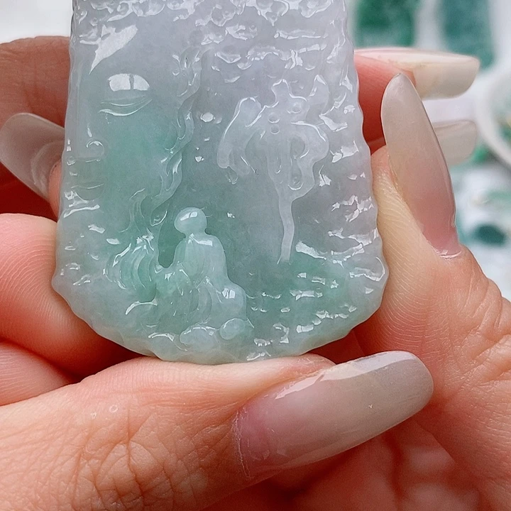 颈饰未镶嵌翡翠翡翠
