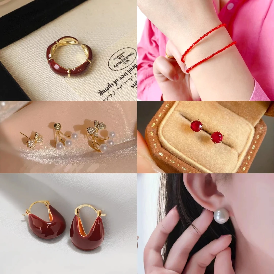 钛钢合成锆石耳饰 A457 女款时尚经典高级感气质简约精致耳钉