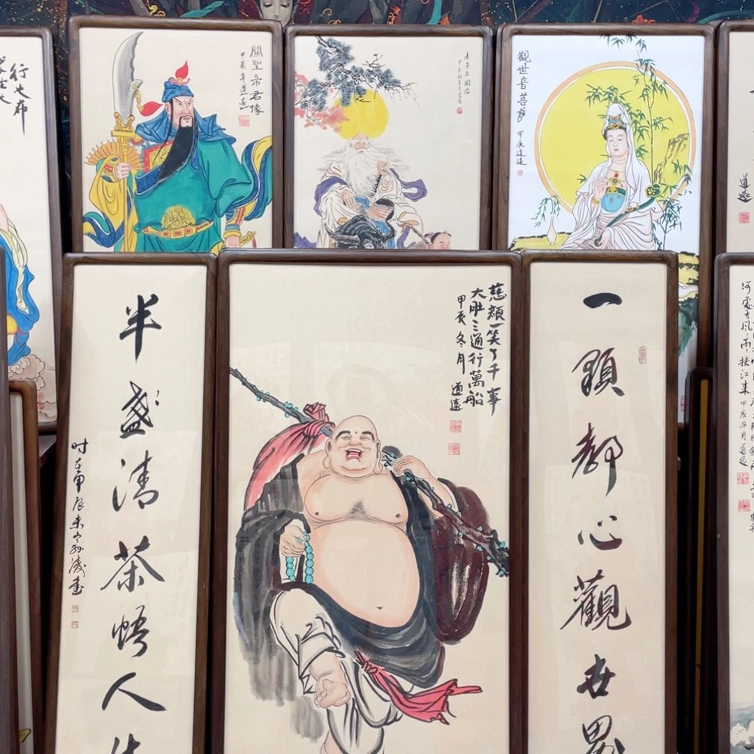 国画三****9阿冲手绘钟馗