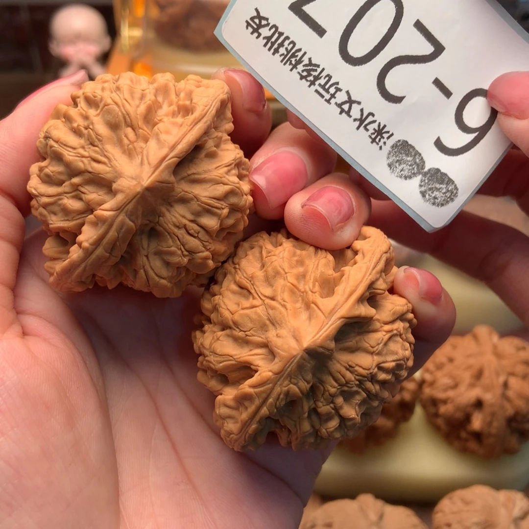 文玩核桃把件50官帽