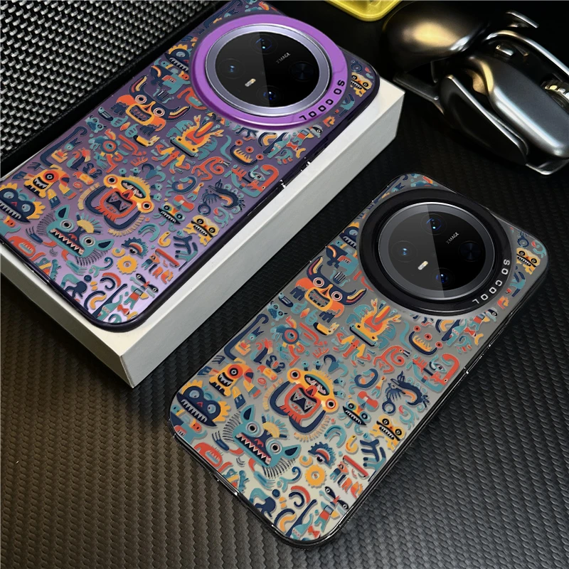 玛雅图腾适用OPPOFindX8Pro手机壳X8s+复古X8/X7Ultra防摔保护壳