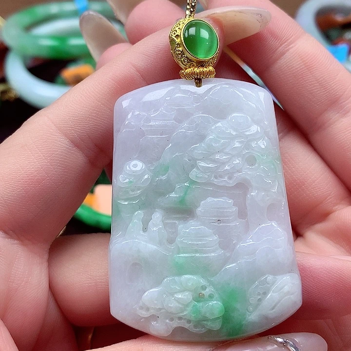 颈饰未镶嵌翡翠翡翠