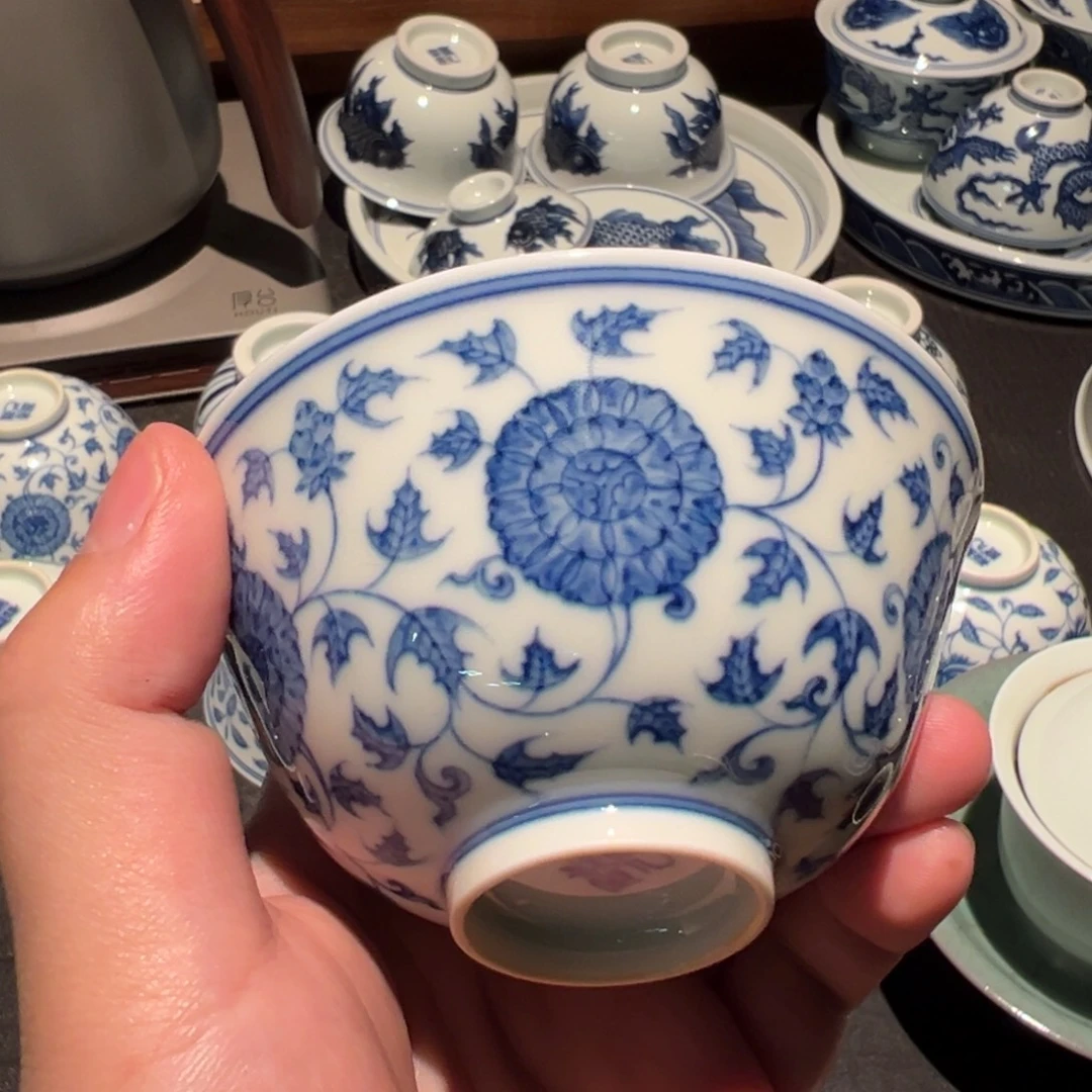 杯子宫碗一只金刚莲微瑕