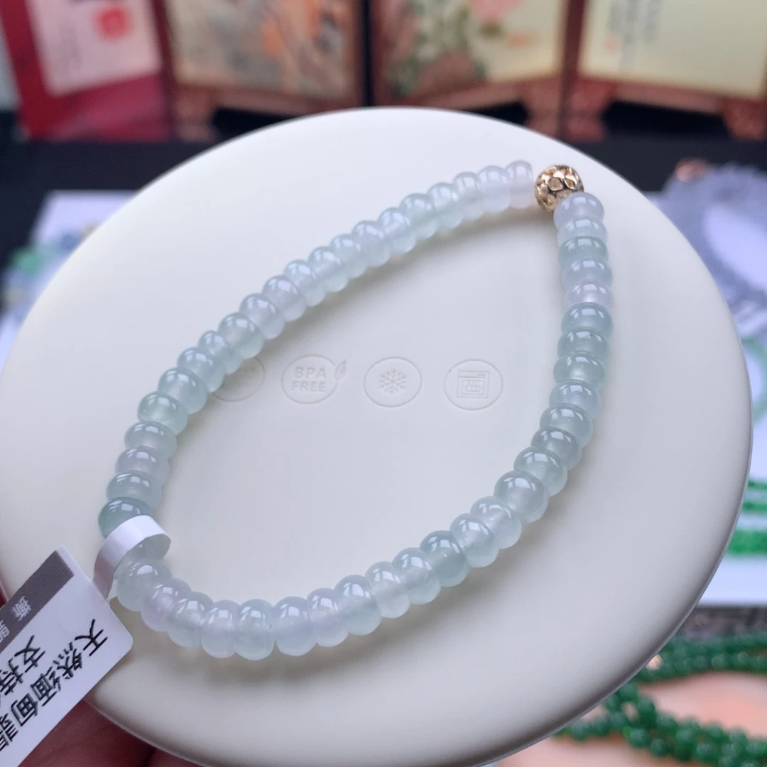 翡翠未镶嵌手链011