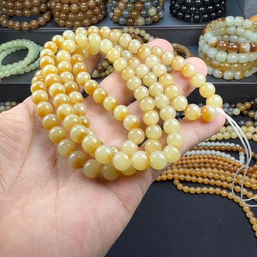 启***动和田玉未镶嵌手链