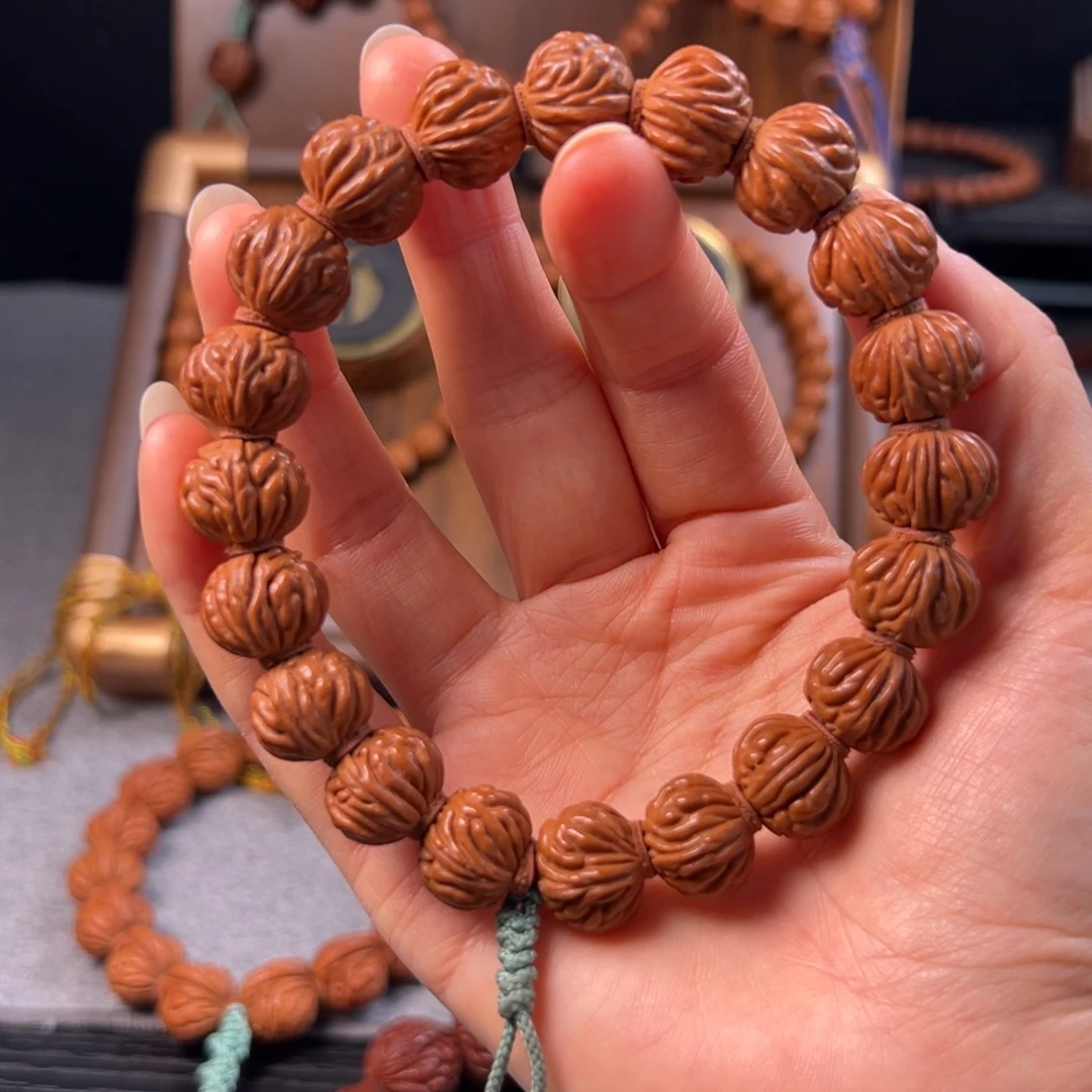 桃核吊坠14野生金蟾