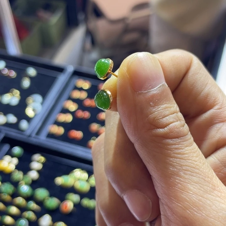 和田玉银S925镶嵌手链