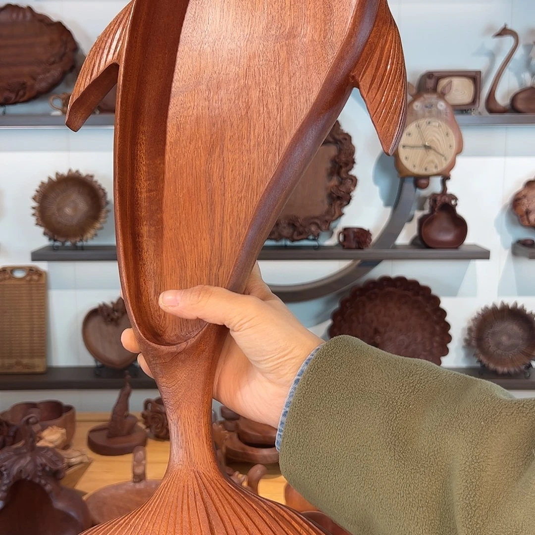 洋***洋乌木类大鲸鱼木盘乌檀木