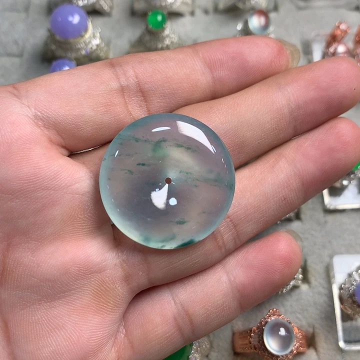 颈饰未镶嵌翡翠天然翡翠缅甸a货