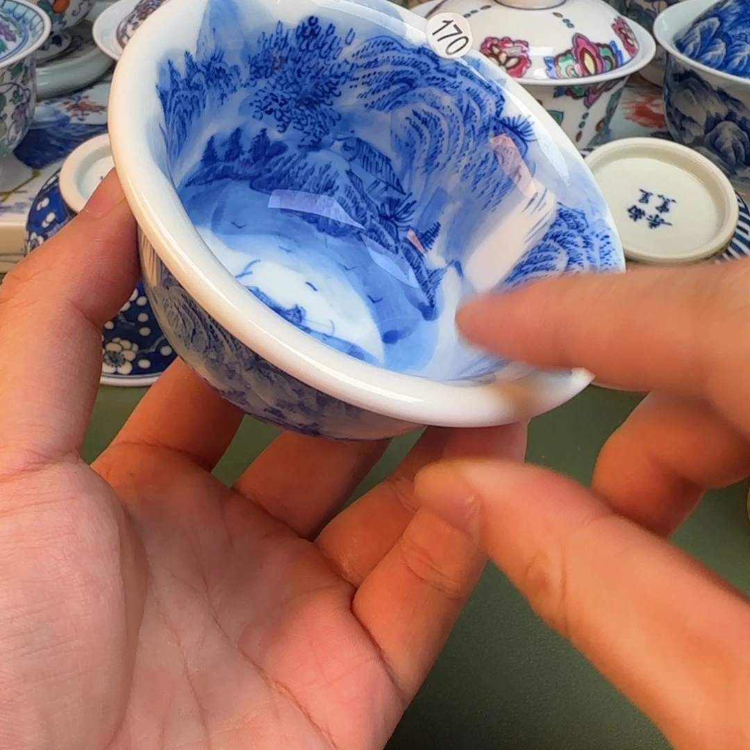 彦祖纯手工手绘茶具170