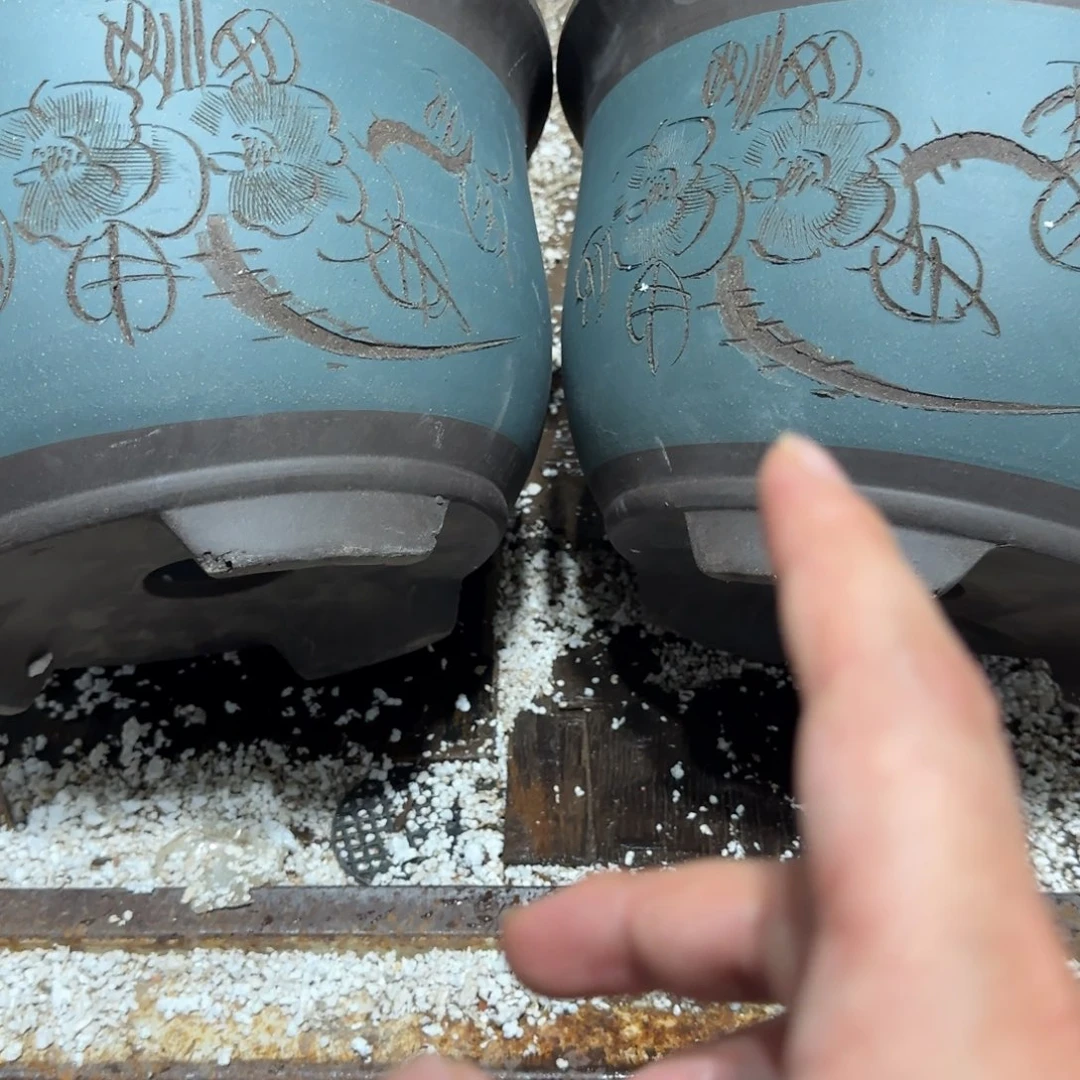 花盆紫砂口径23高度14