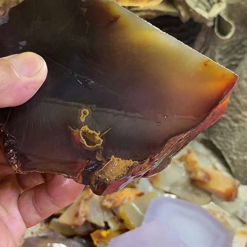 【闪购商品】定制玛瑙开****人纯天然玛瑙